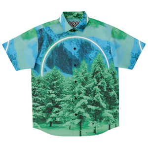 Minty Wonderland Button Down Shirt
