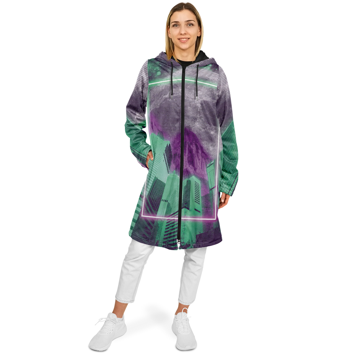 City of Radiance Zip Up Cloak