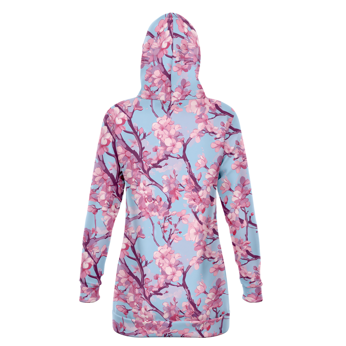 Cherry Blossom Hoodie Dress