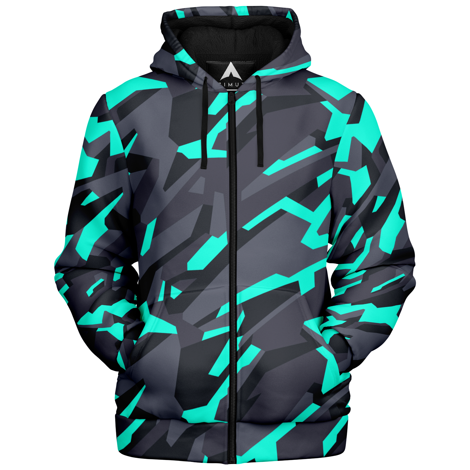 Cyber-Tech Sherpa Hoodie (Black Fur)