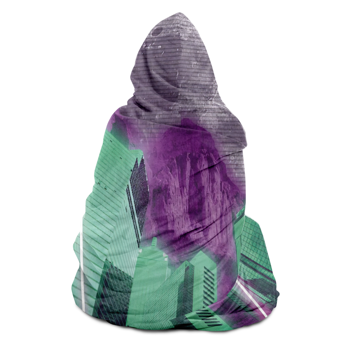 City of Radiance Hooded Blanket