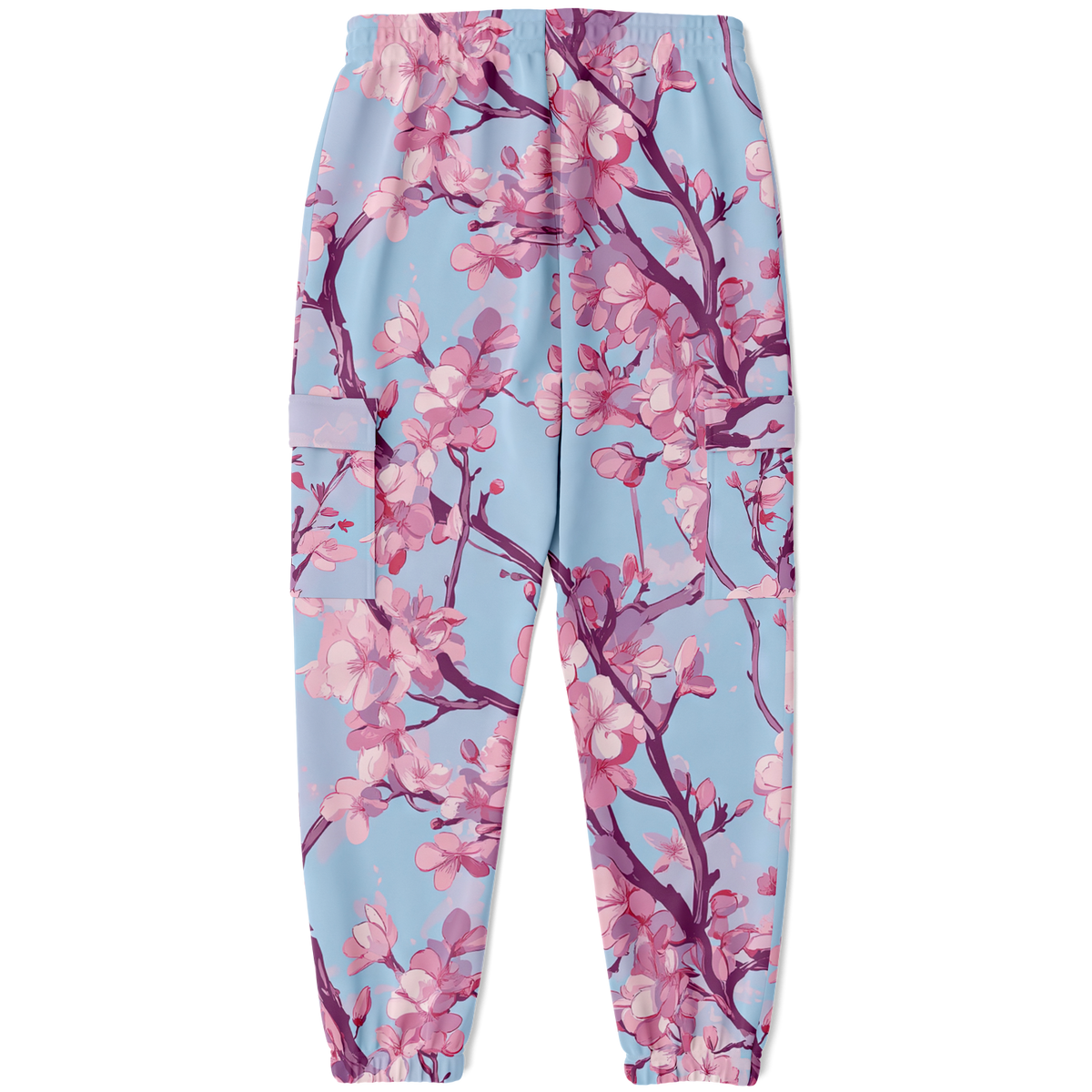 Cherry Blossom Cargo Sweatpants