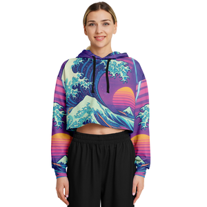 Neonami Cropped Hoodie