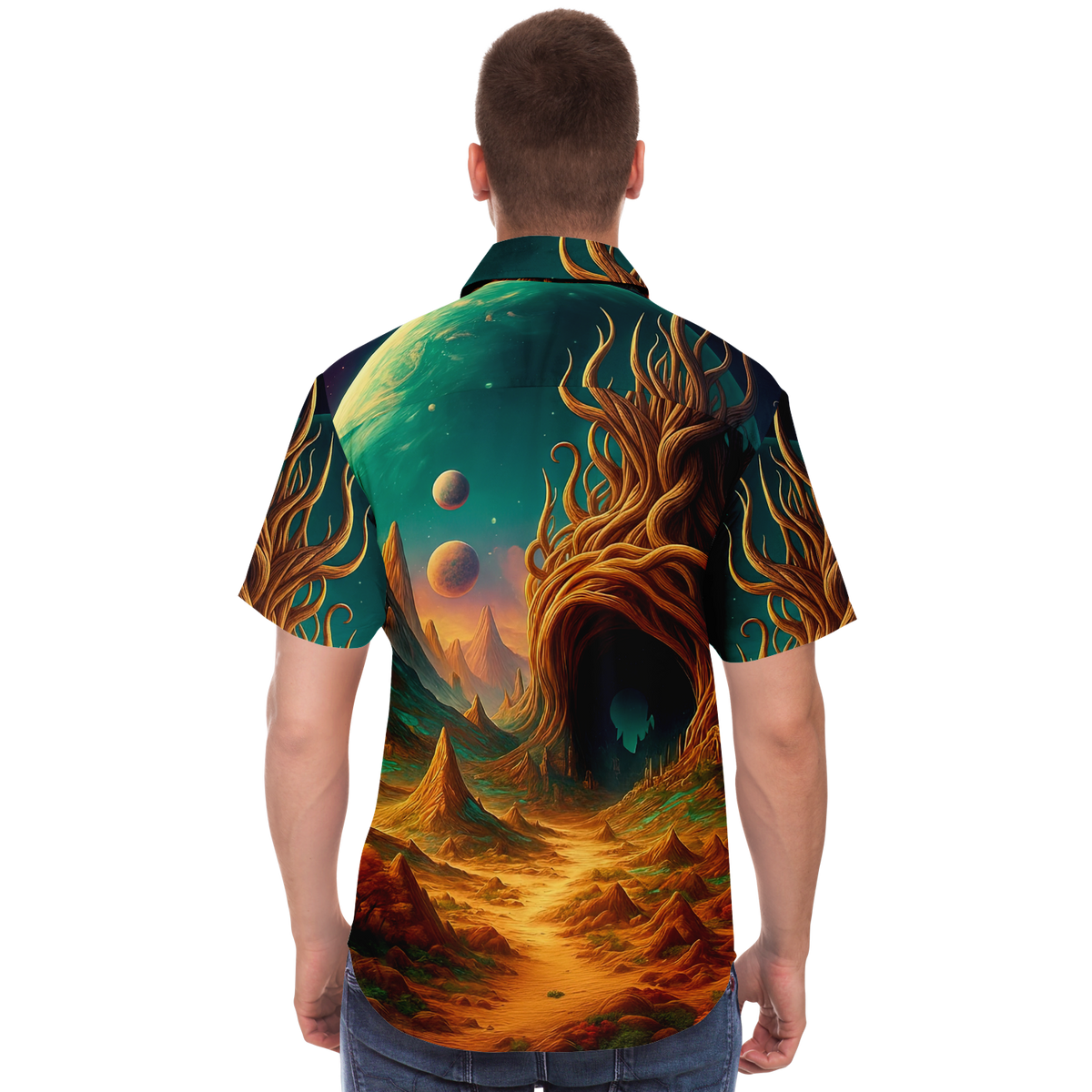 Cosmic Mirage Button Down Shirt