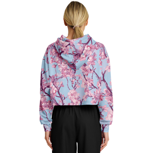 Cherry Blossom Cropped Hoodie