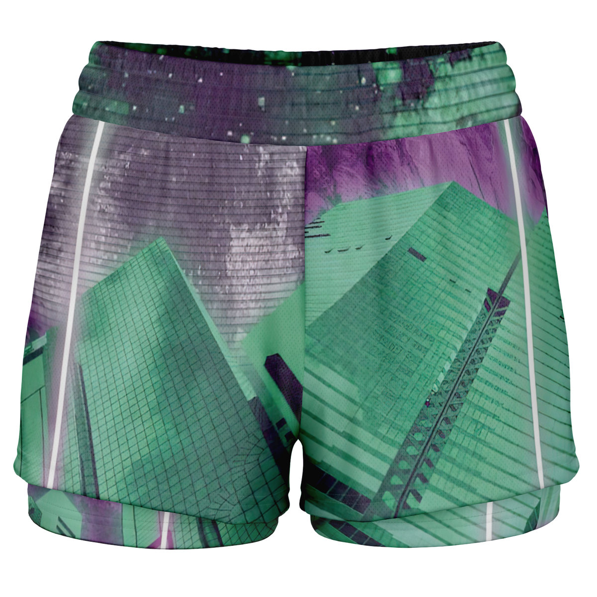 City of Radiance Women's 2-in-1 Shorts