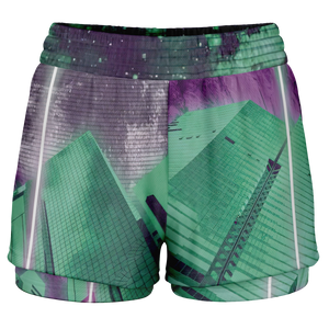 City of Radiance Women's 2-in-1 Shorts