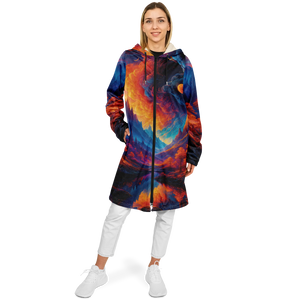 Wonderland Valley Zip Up Cloak (White Fur)
