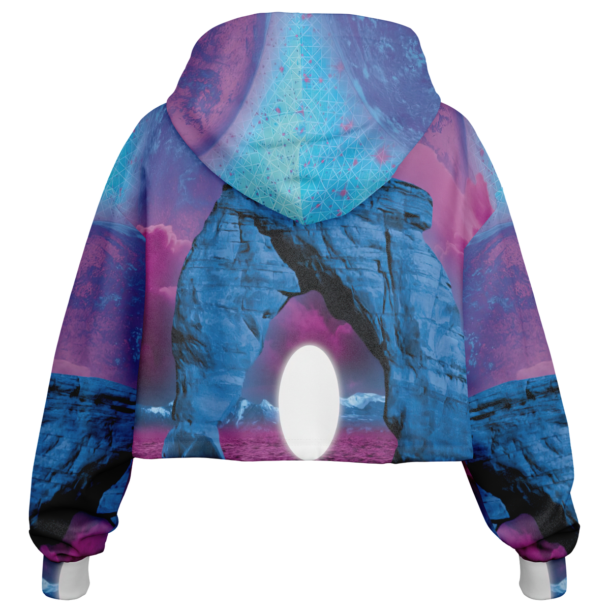 The Visitor Cropped Hoodie