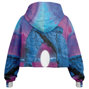 The Visitor Cropped Hoodie