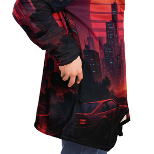 Neon Sunrise Cloak