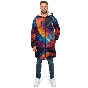 Wonderland Valley Zip Up Cloak (White Fur)