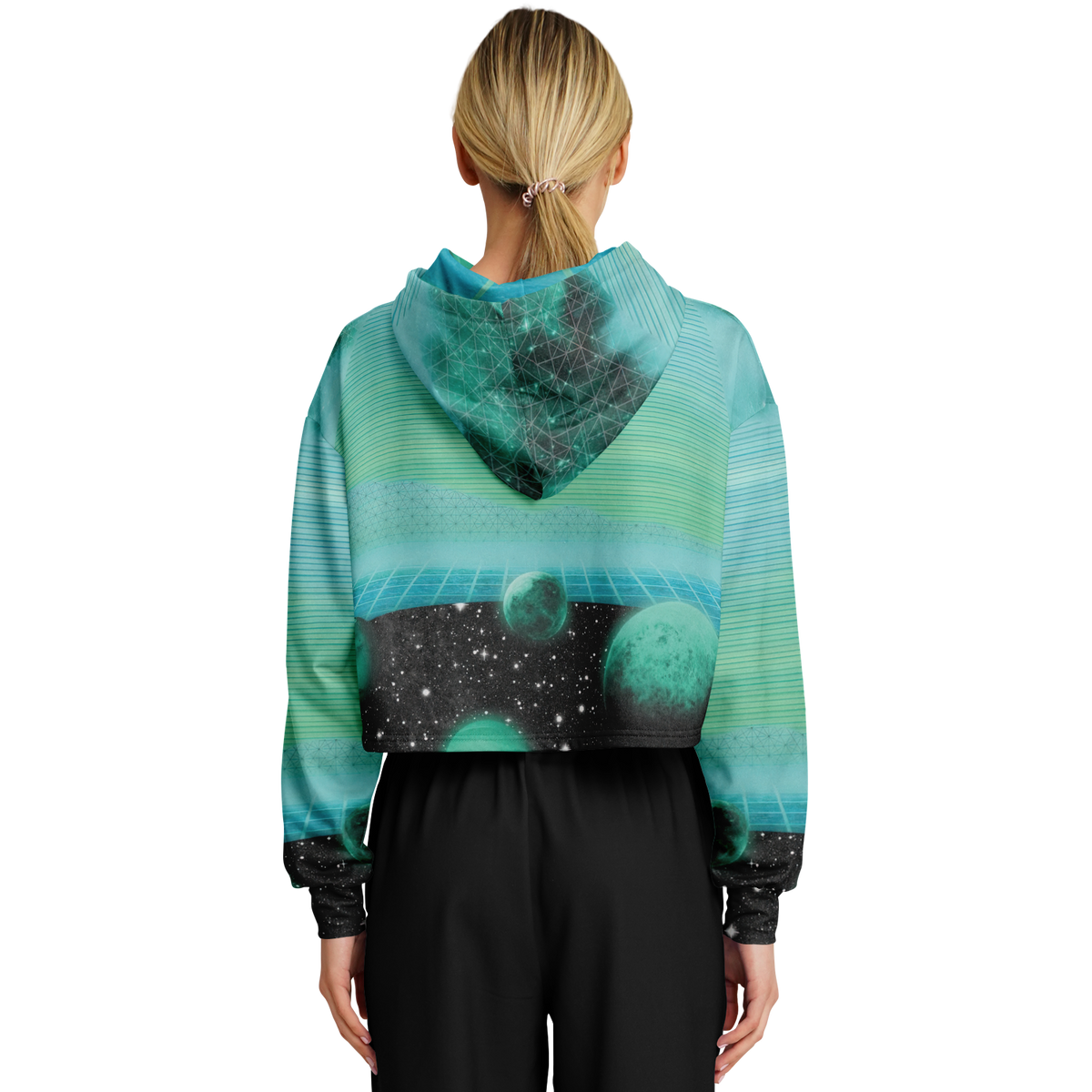 The Merge Cropped Hoodie