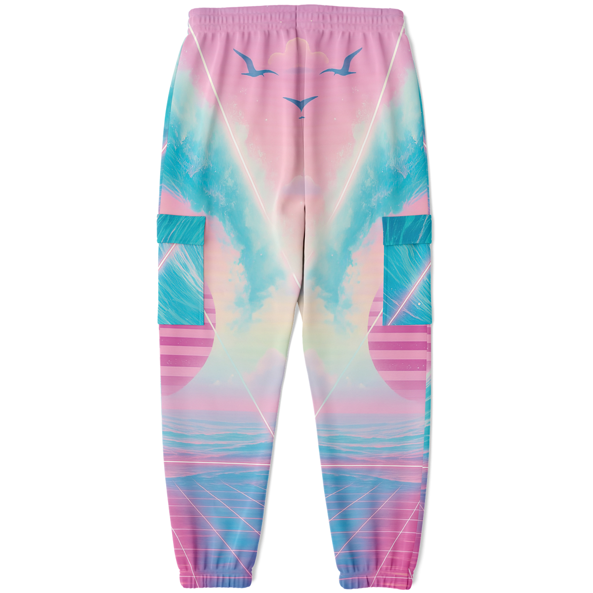 Grid Tide Cargo Joggers