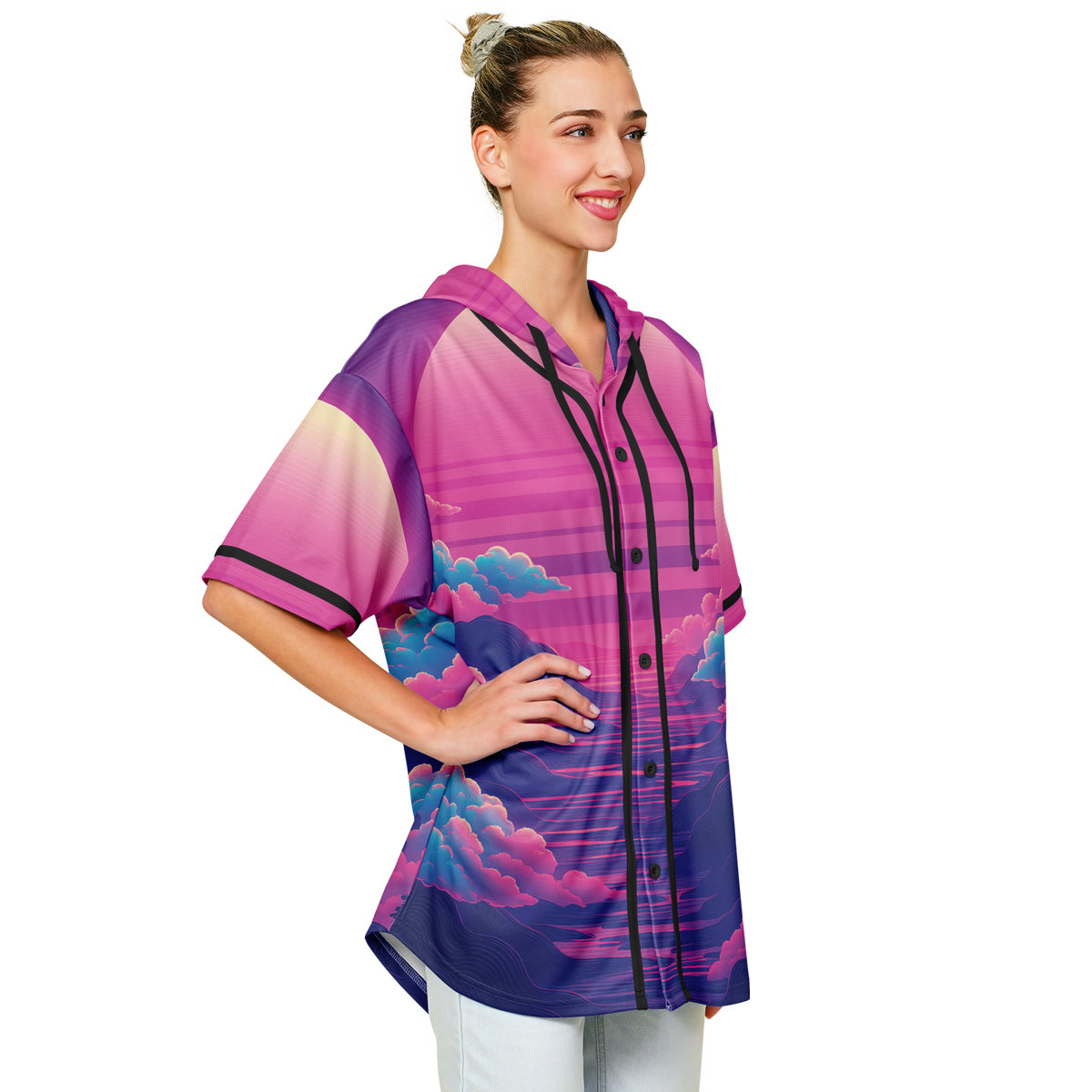 Duskwave Hooded Jersey