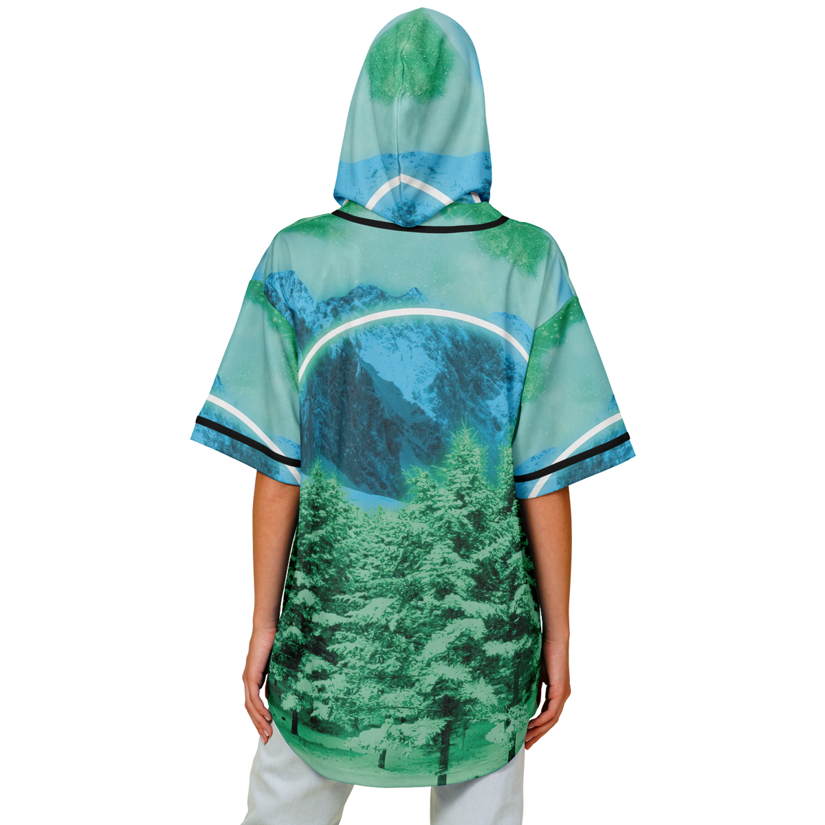 Minty Wonderland Hooded Jersey