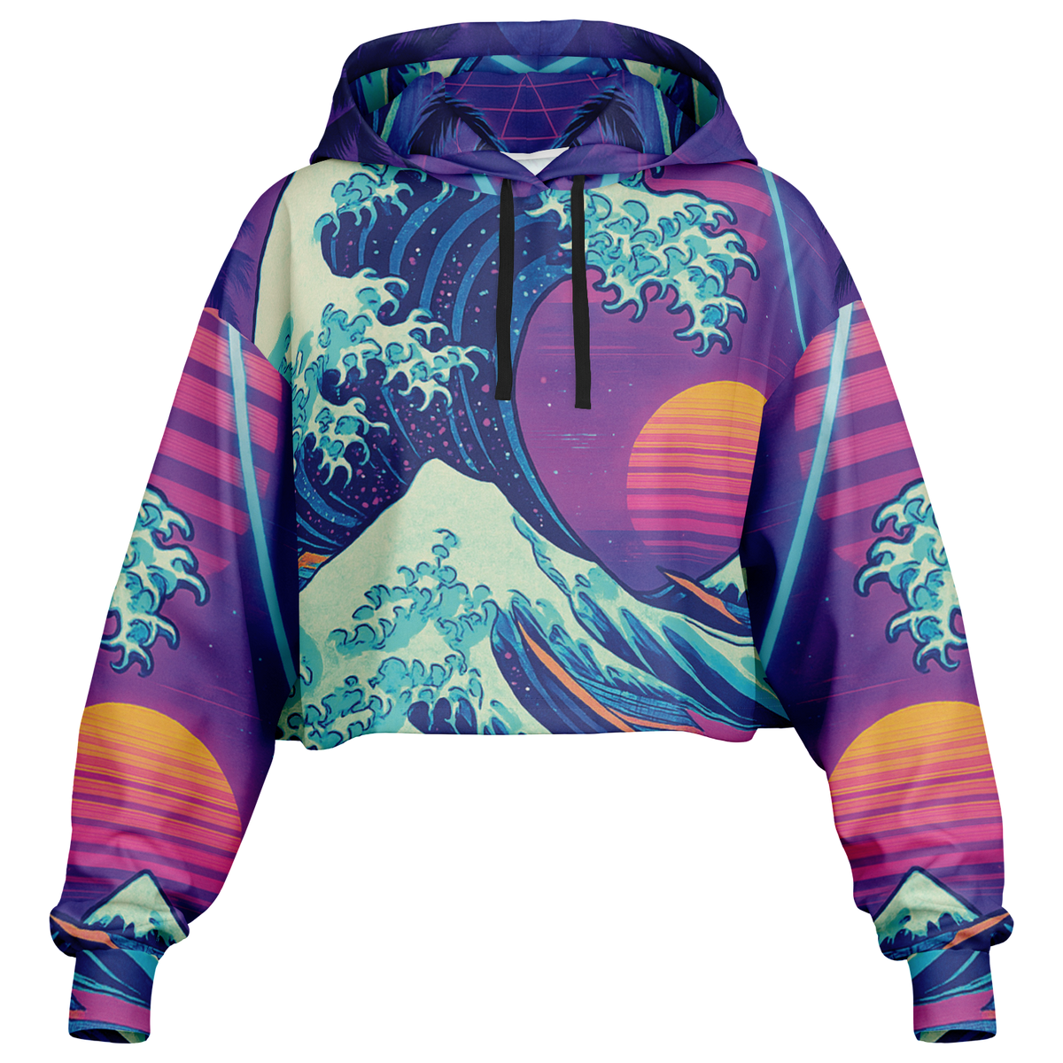 Neonami Cropped Hoodie