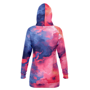 Quantum Tides Hoodie Dress
