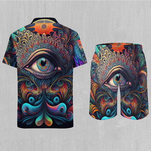 Cosmic Eye Men's Beach Set