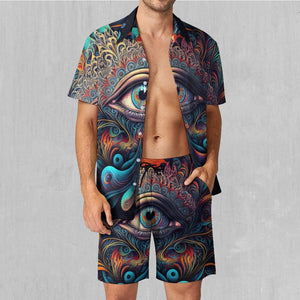 Cosmic Eye Men's Beach Set