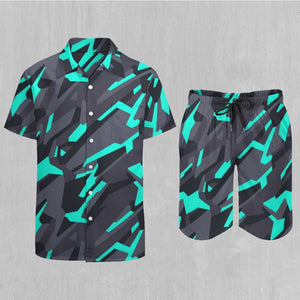 Cyber-Tech Men's Beach Set