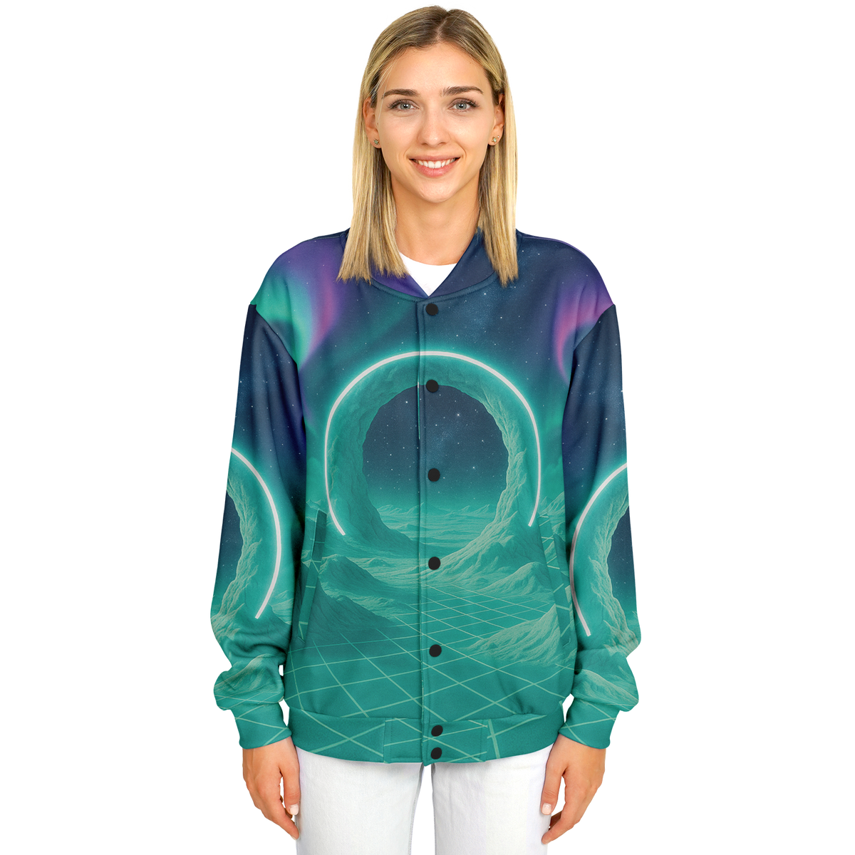 Astral Gateway Varsity Jacket