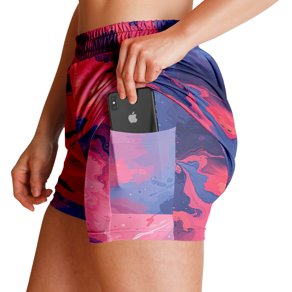 Quantum Tides Women's 2-in-1 Shorts