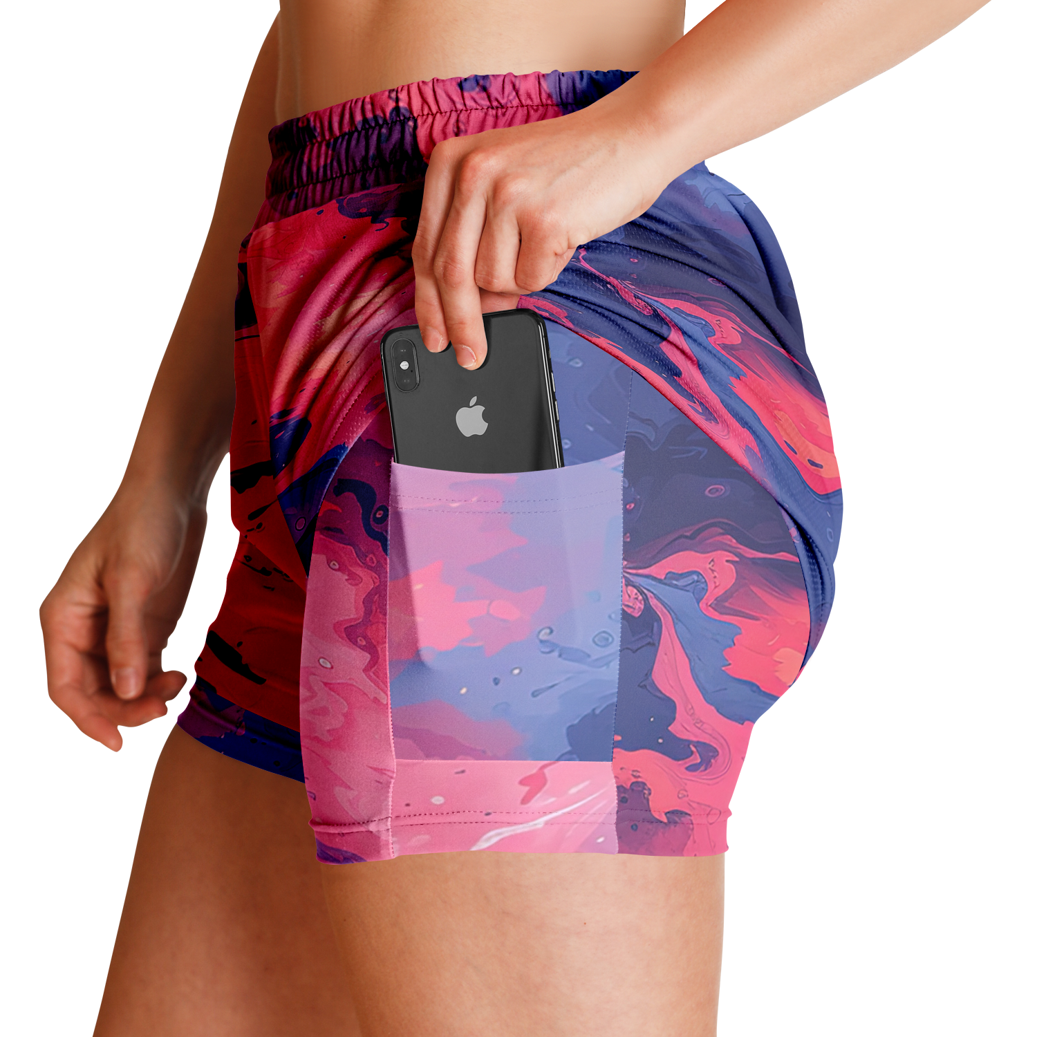 Quantum Tides Women's 2-in-1 Shorts