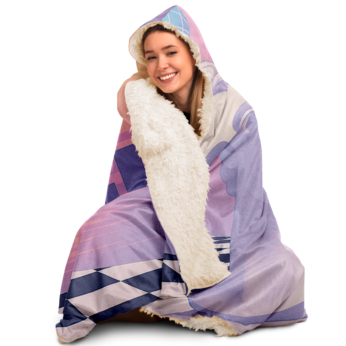 Corinthian Hooded Blanket