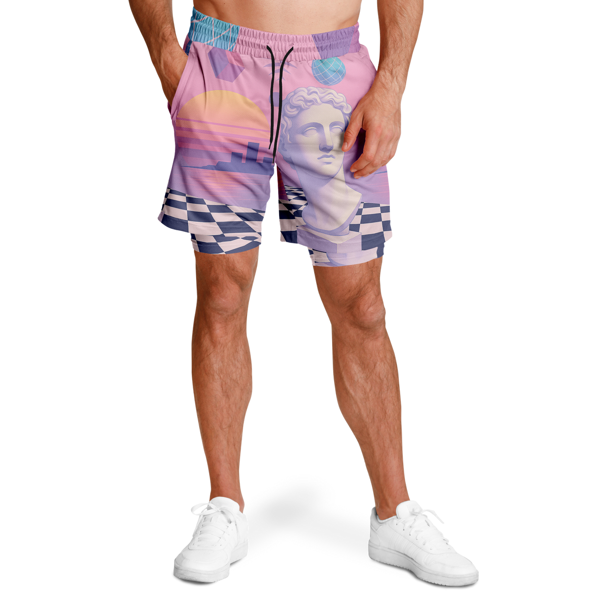 Corinthian Men's 2 in 1 Shorts