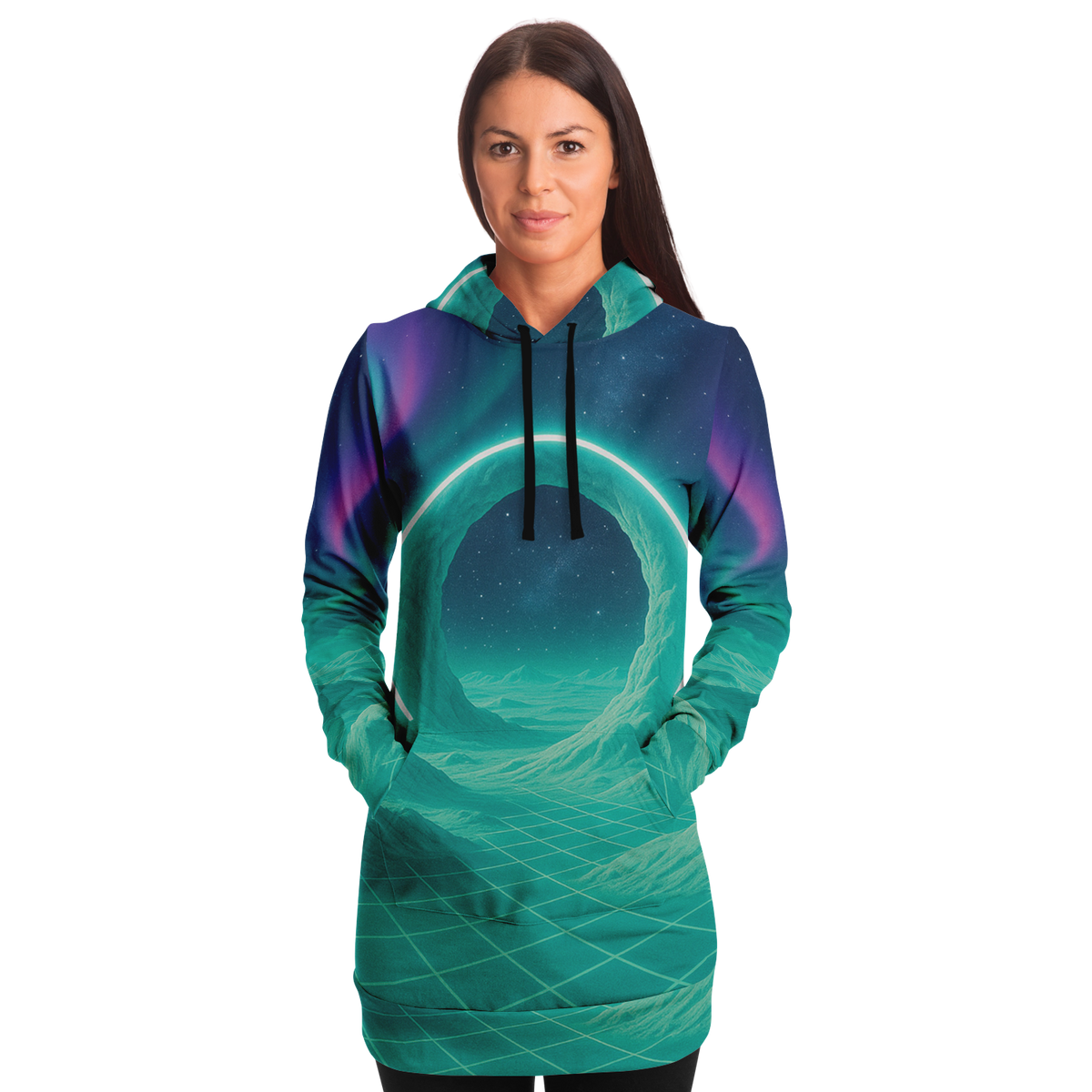Astral Gateway Hoodie Dress