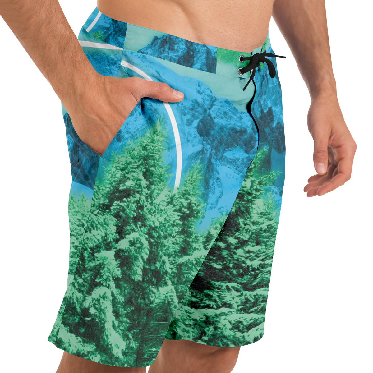 Minty Wonderland Board Shorts