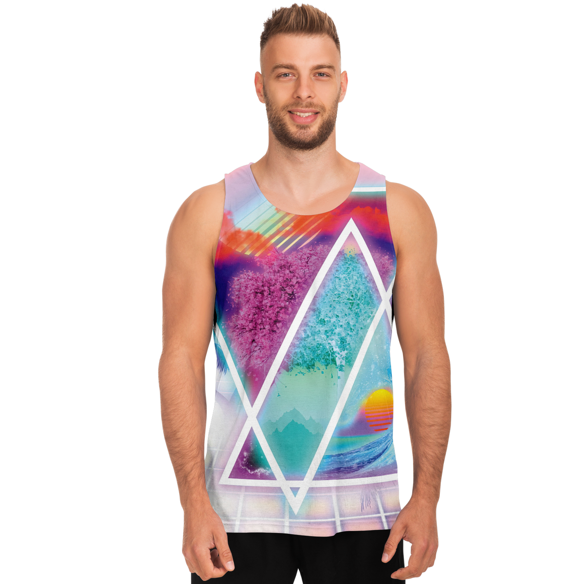 Dimensions Collide Men's Tank Top