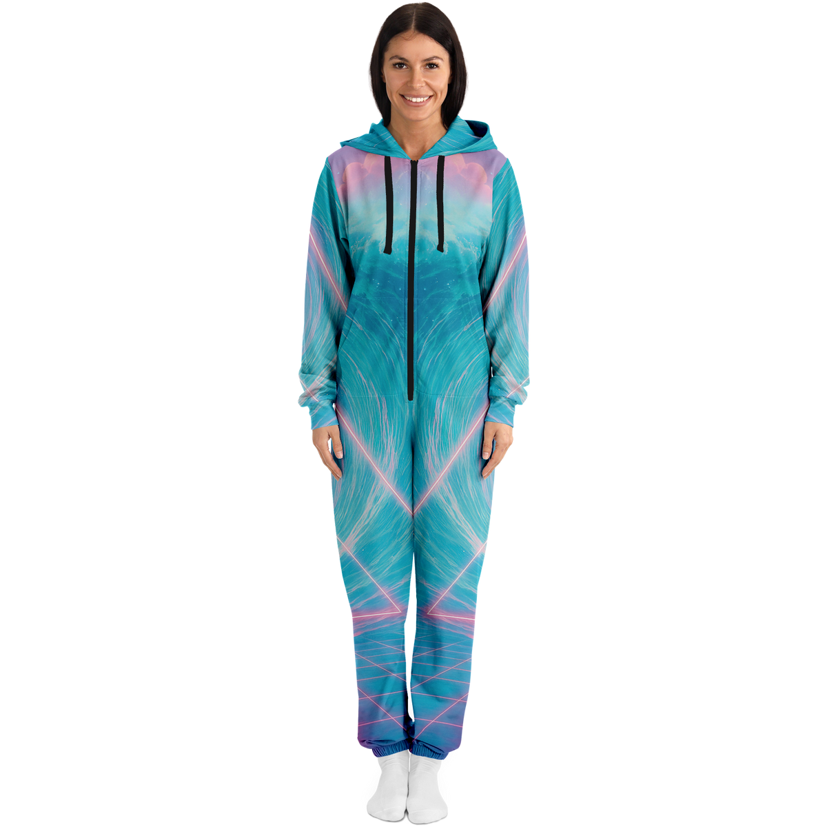 Grid Tide Jumpsuit