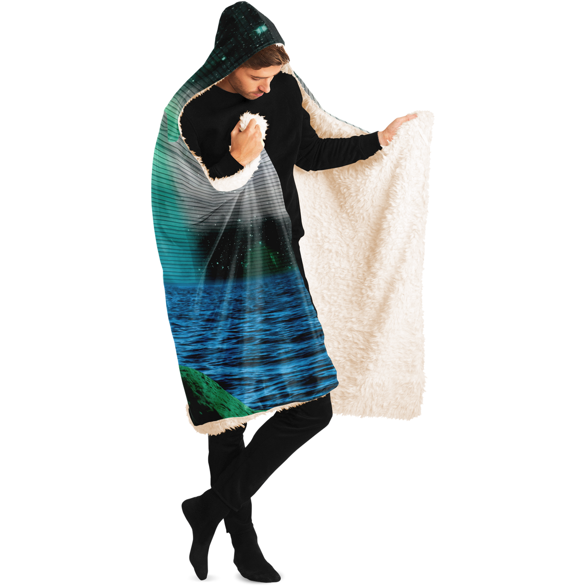 Emerald Canyon Hooded Blanket