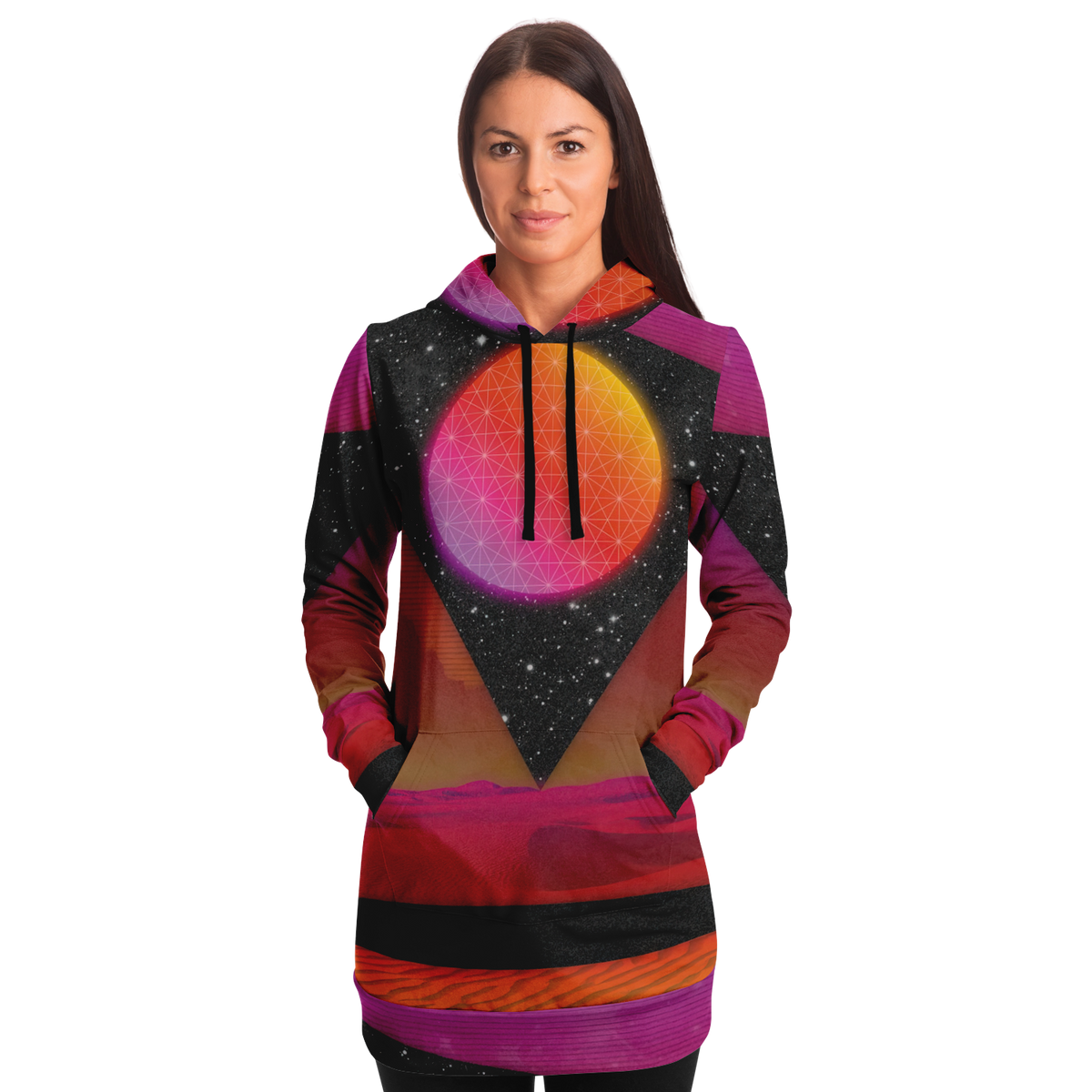 Desert Continuum Hoodie Dress