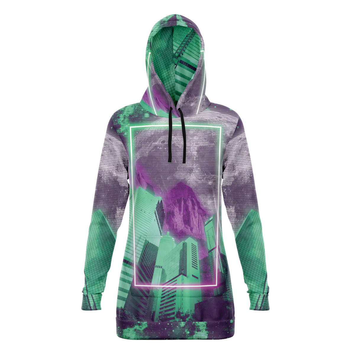 City of Radiance Hoodie Dress