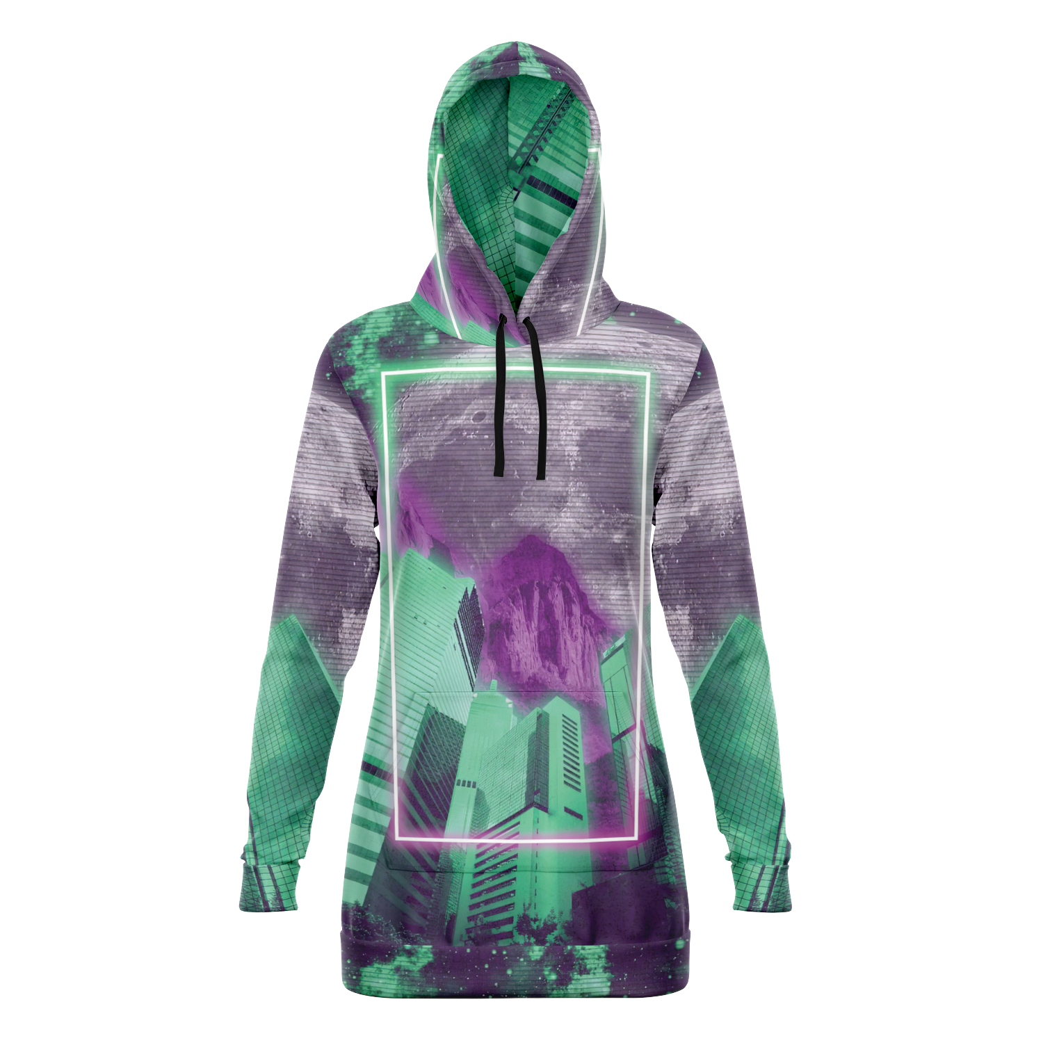 City of Radiance Hoodie Dress