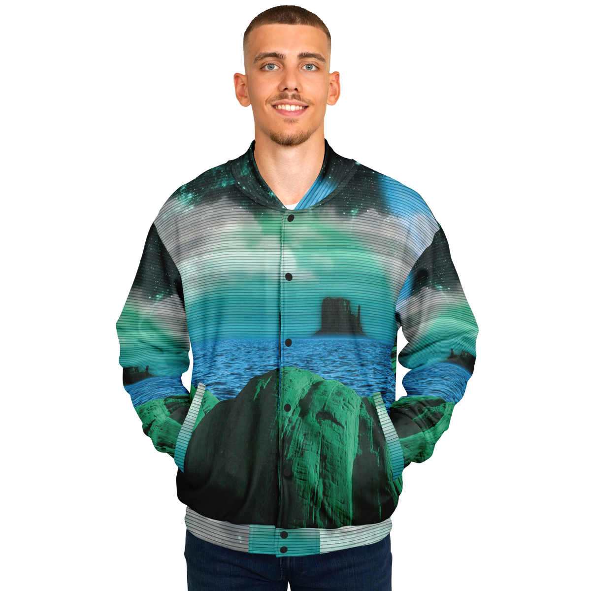 Emerald Canyon Varsity Jacket