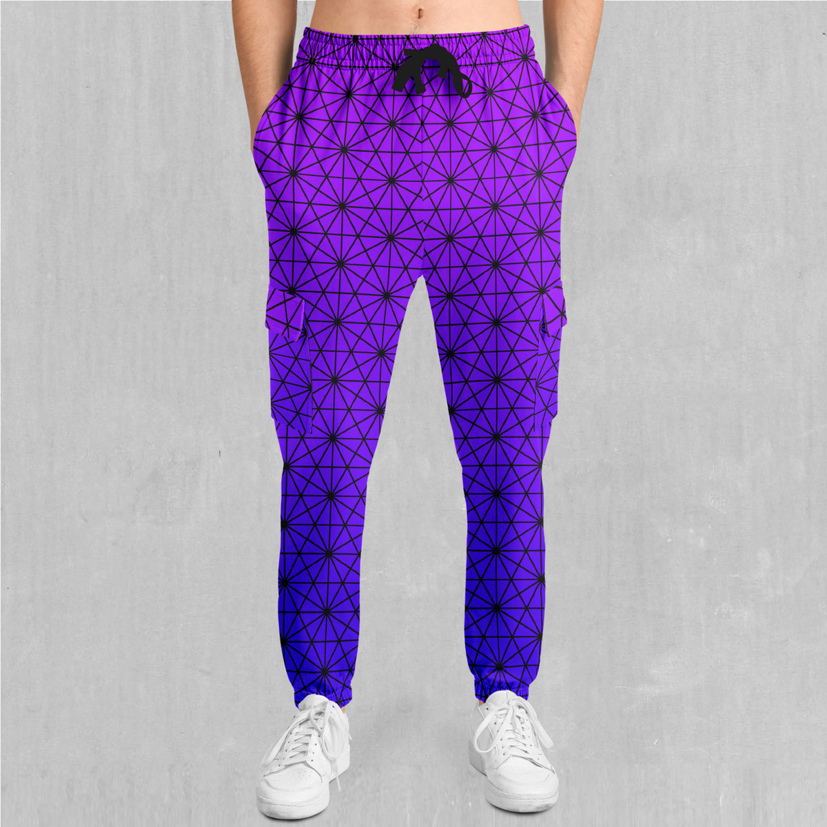 Star Net (Ultraviolet) Cargo Joggers