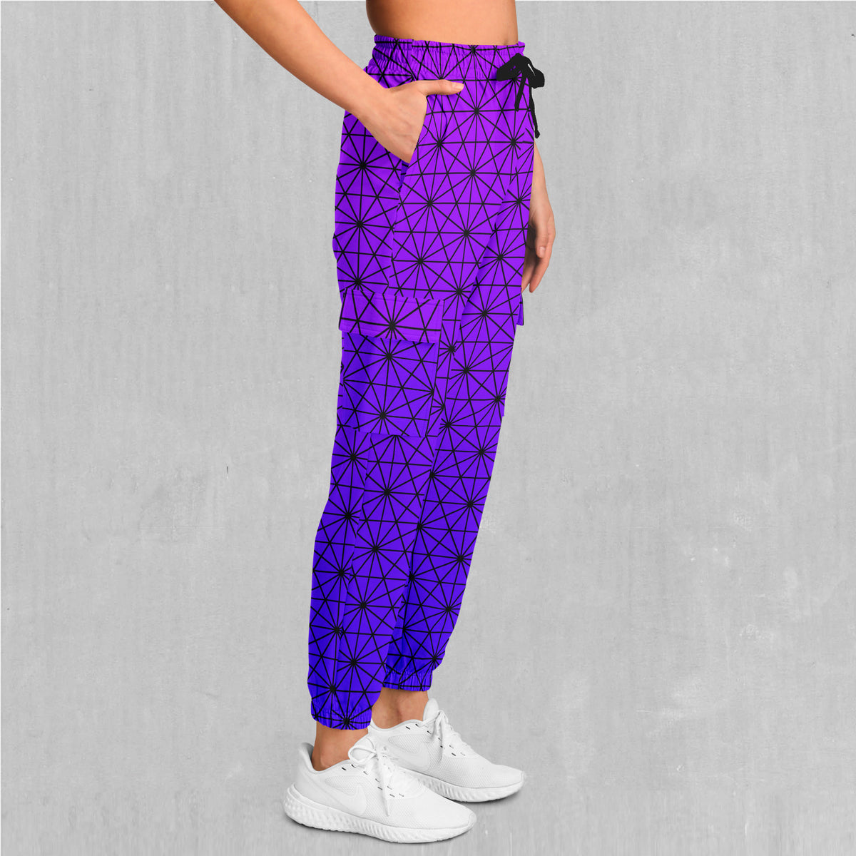 Star Net (Ultraviolet) Cargo Joggers