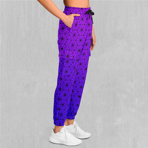 Star Net (Ultraviolet) Cargo Joggers