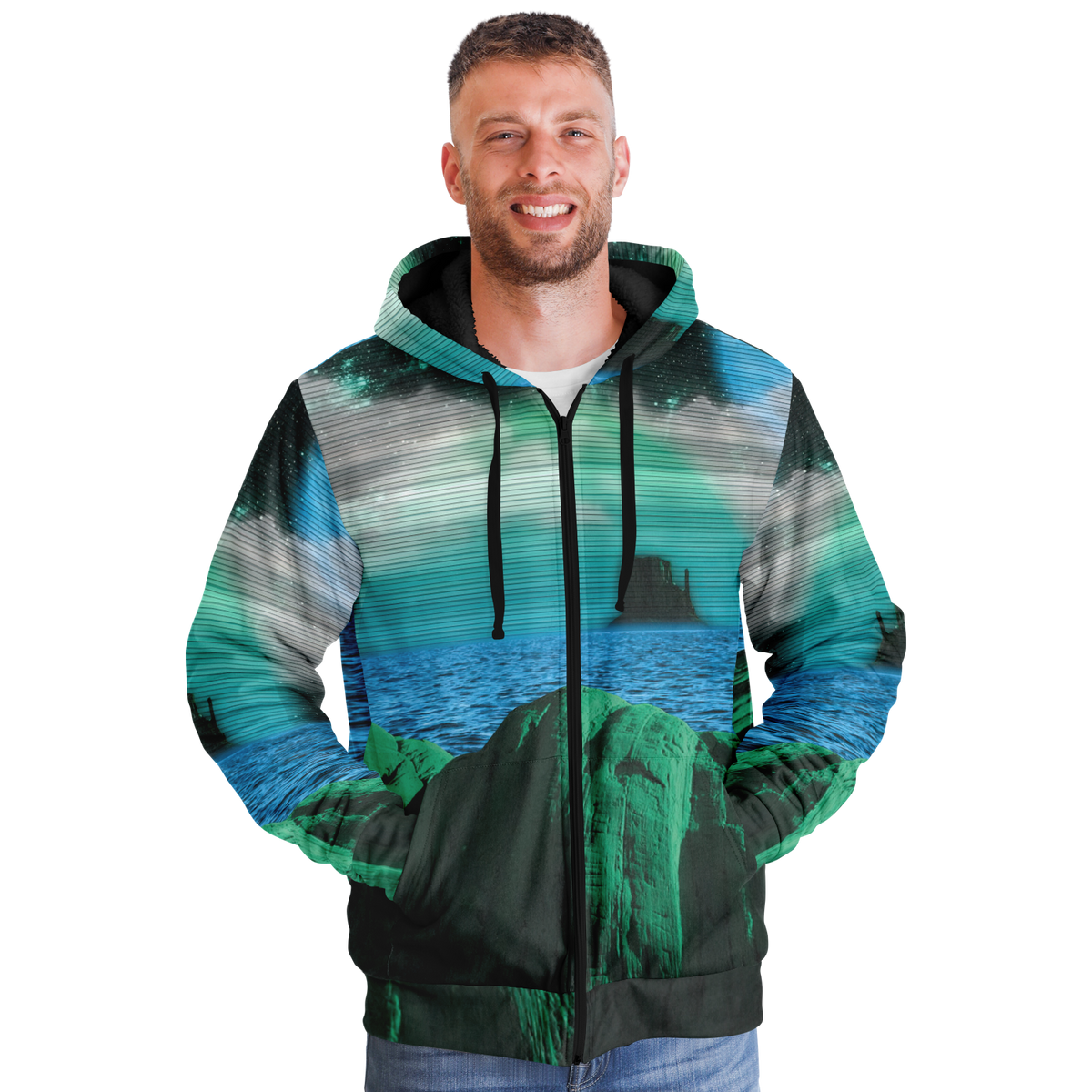 Emerald Canyon Sherpa Hoodie