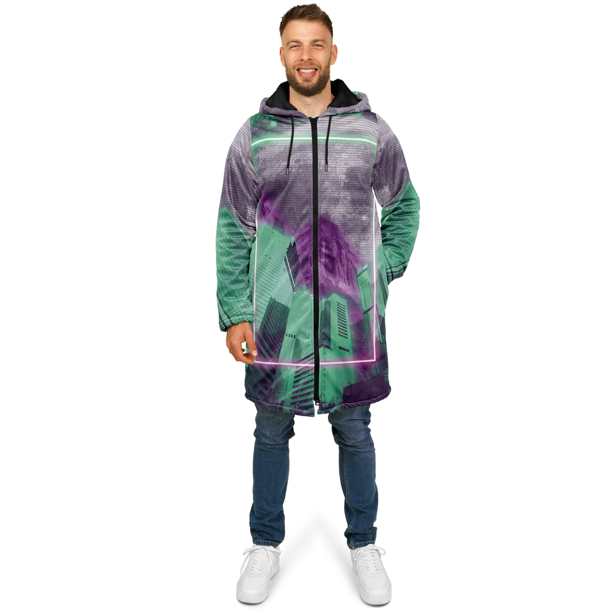 City of Radiance Zip Up Cloak