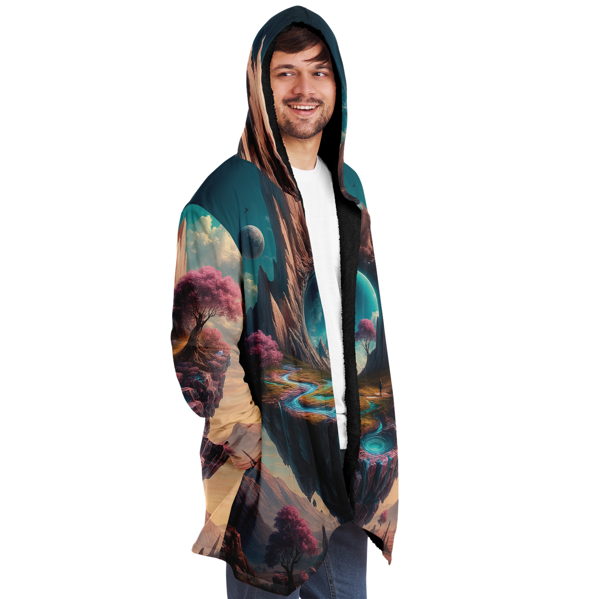 Dream Isle Cloak (Black Fur)