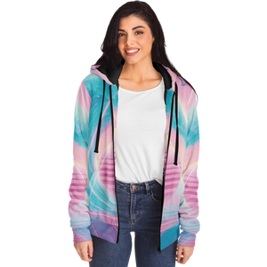 Grid Tide Sherpa Hoodie