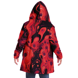 Scarlet Fusion Cloak (Black Fur)