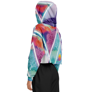 Dimensions Collide Cropped Hoodie