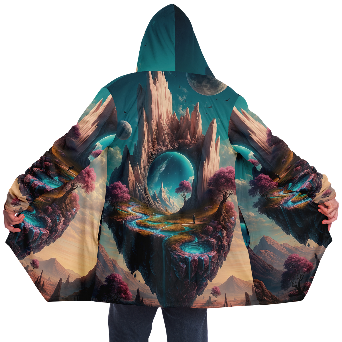 Dream Isle Cloak (Black Fur)