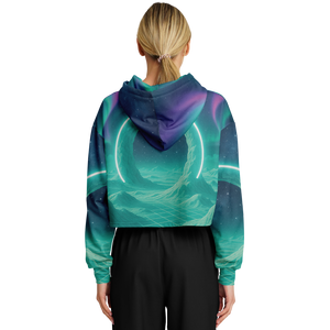 Astral Gateway Cropped Hoodie